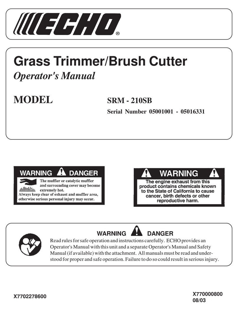 Echo SRM-210SB User manual