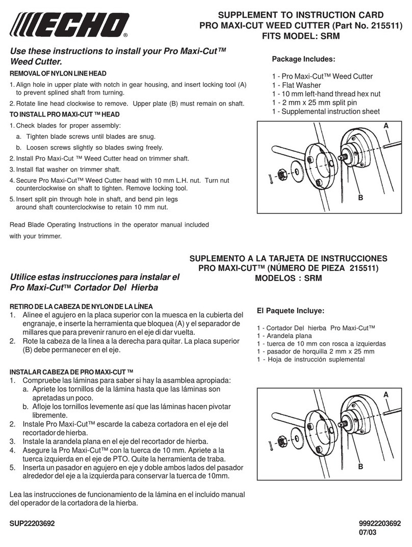 Echo SRM Owner's manual