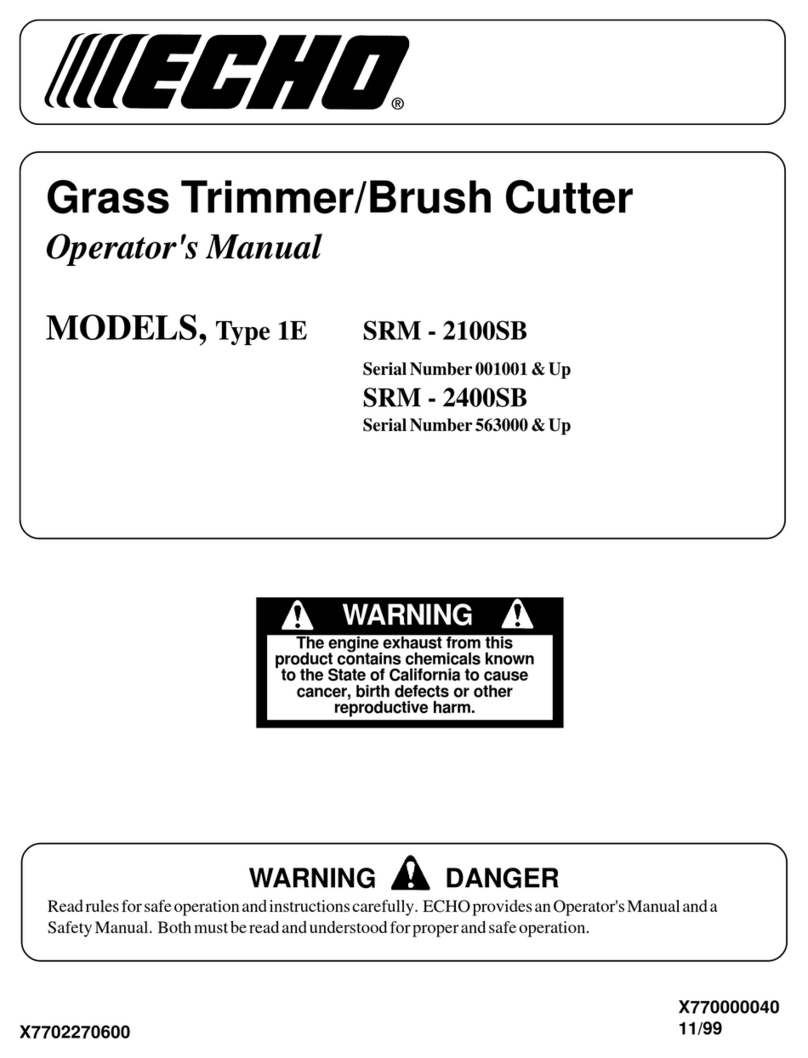 Echo SRM - 2100SB User manual