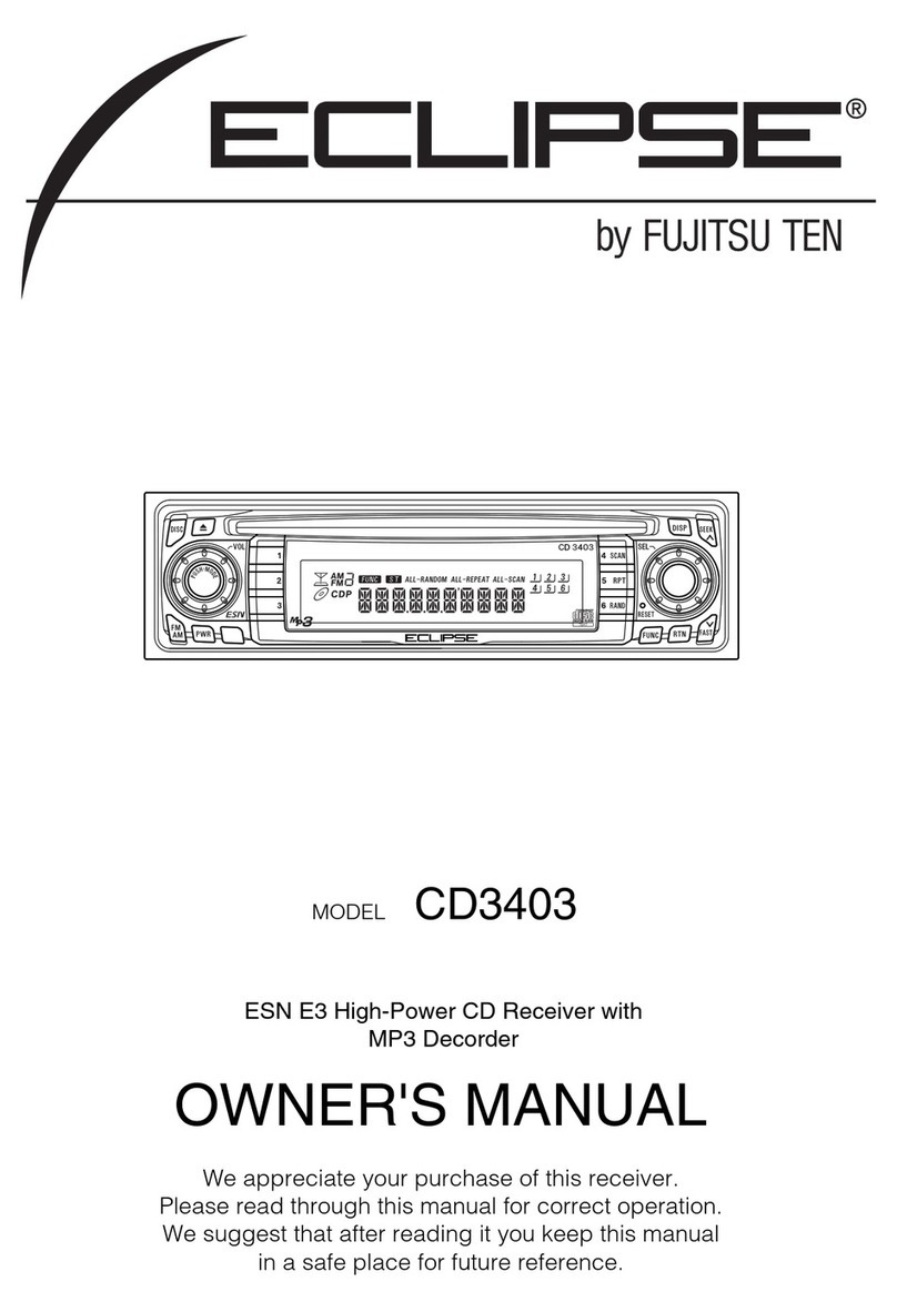 Eclipse CD3403 User manual Eclipse CD3403 User manual
