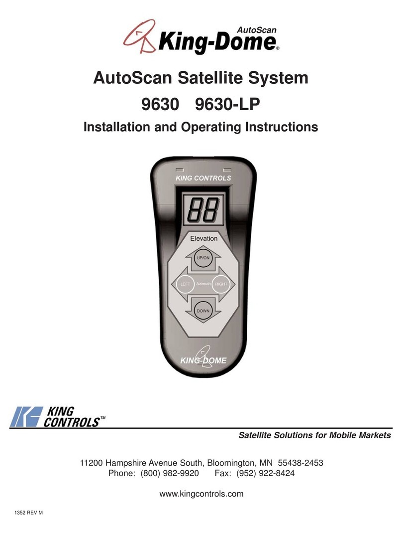 King-Dome 9630 Installation and operating instructions