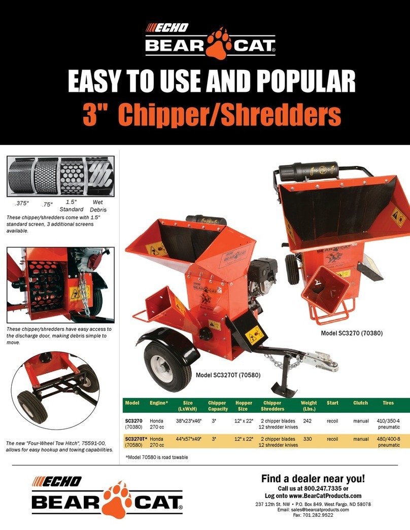 Echo Bear Cat SC3270T User manual