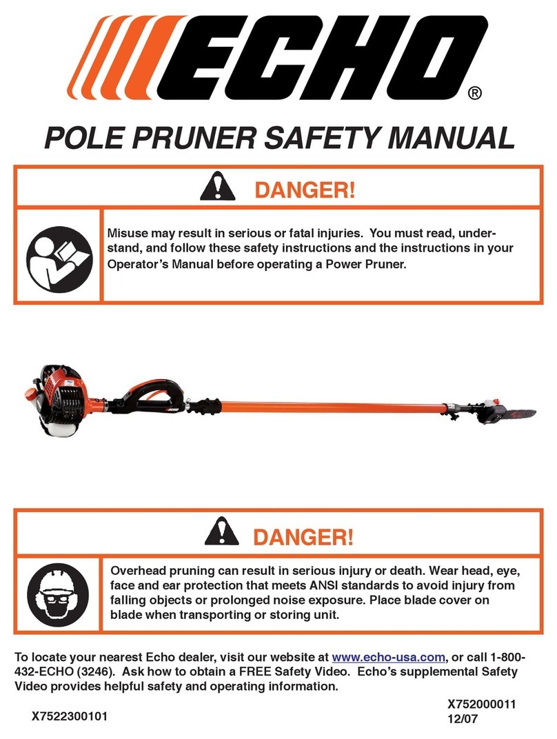 Echo Pole Pruner User guide