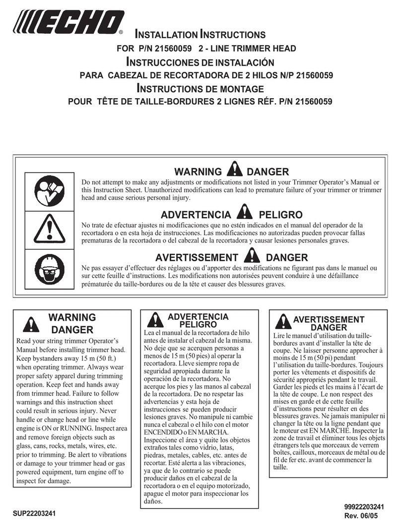 Echo 21560059 2 User manual
