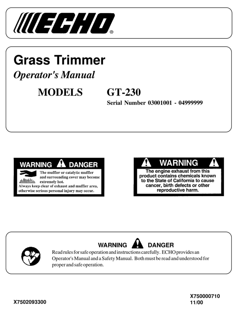Echo GT-230 User manual