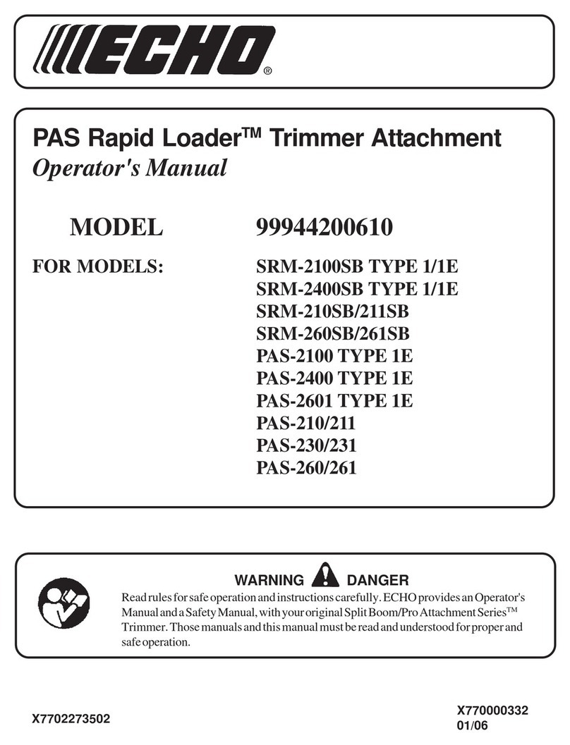 Echo Rapid Loader 99944200610 Operator's manual