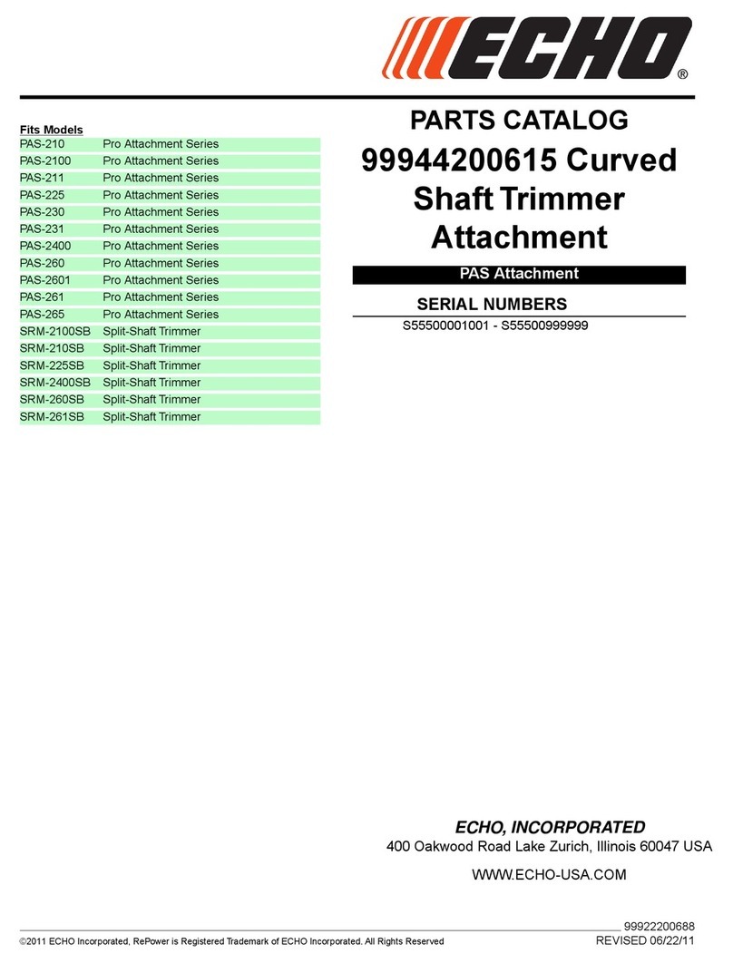Echo 99944200615 Instruction Manual
