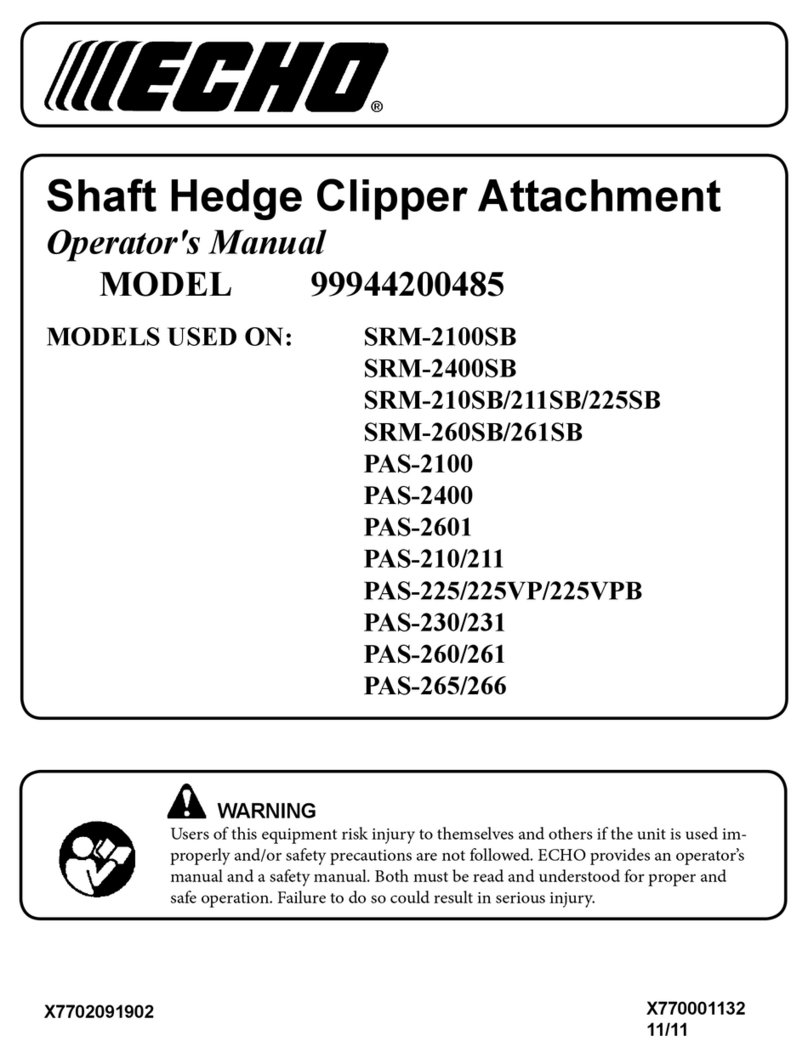 Echo 99944200485 Operator's manual