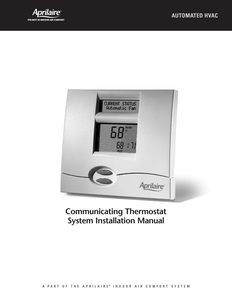Aprilaire 8870 System installation manual