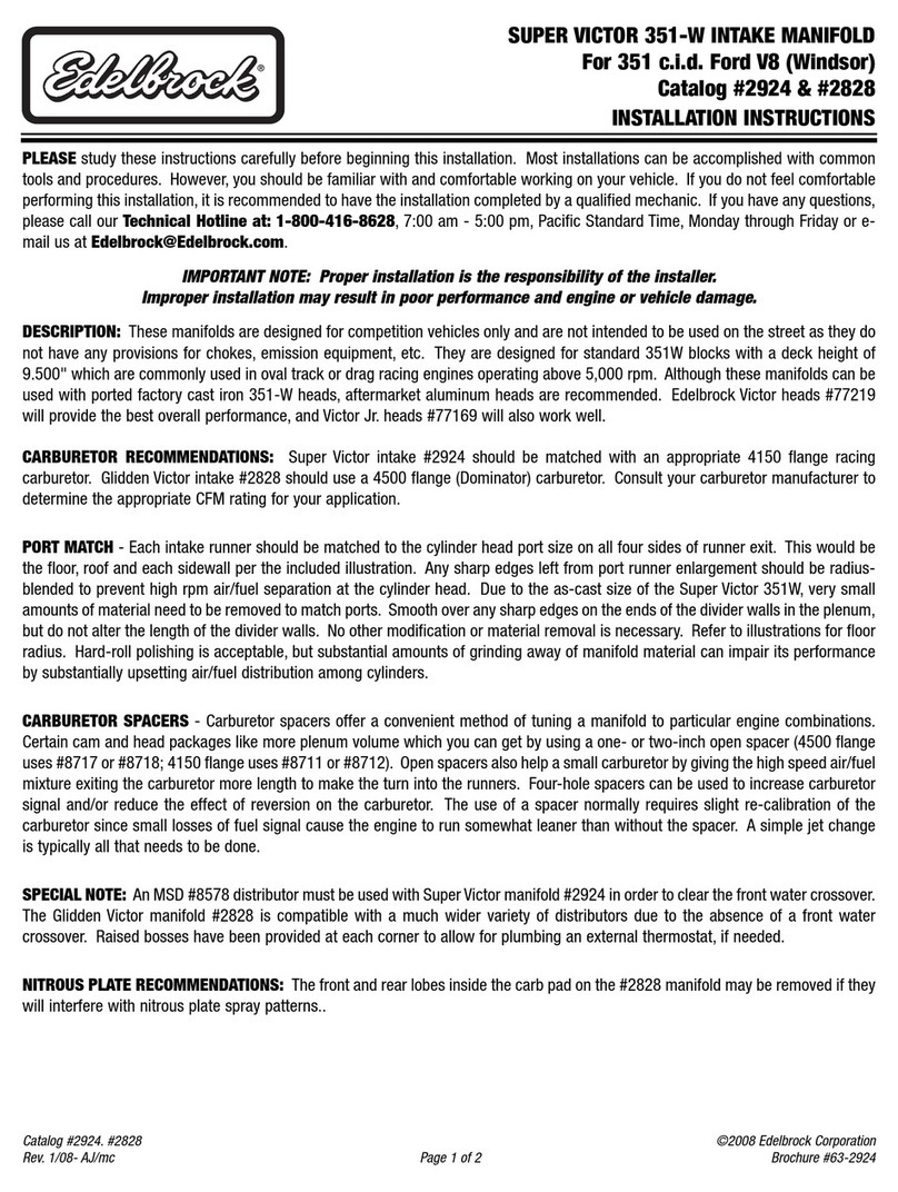Edelbrock 2828 installation instructions