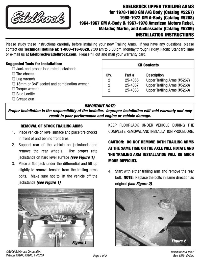 Edelbrock 25-4066 installation instructions