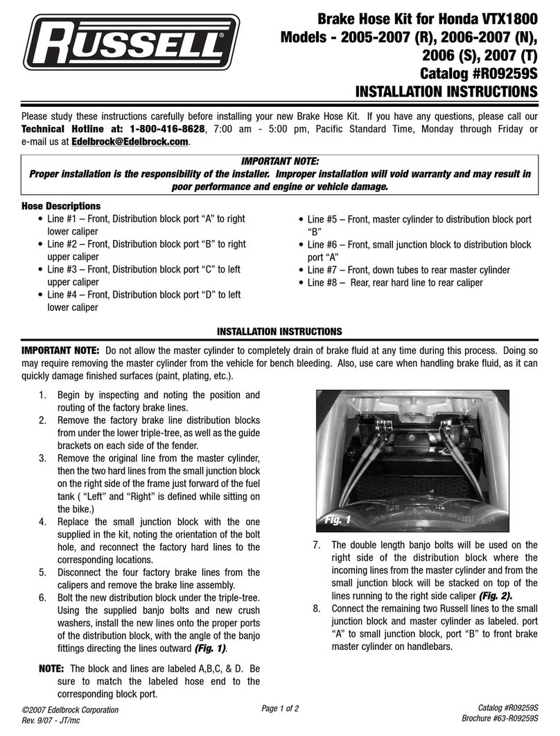 Edelbrock 2005-2007 (R) User manual
