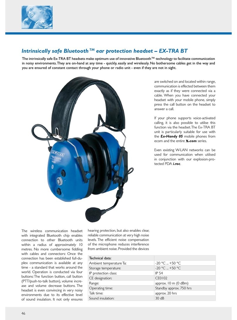 Ecom Instruments EX-TRA BT Specification sheet