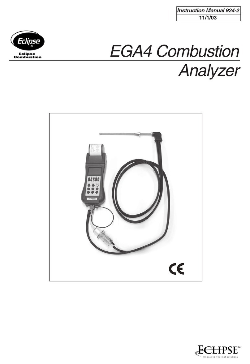 Eclipse Combustion EGA4 instruction manual