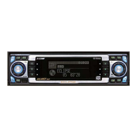 Eclipse CD8053 User manual Eclipse CD8053 User manual