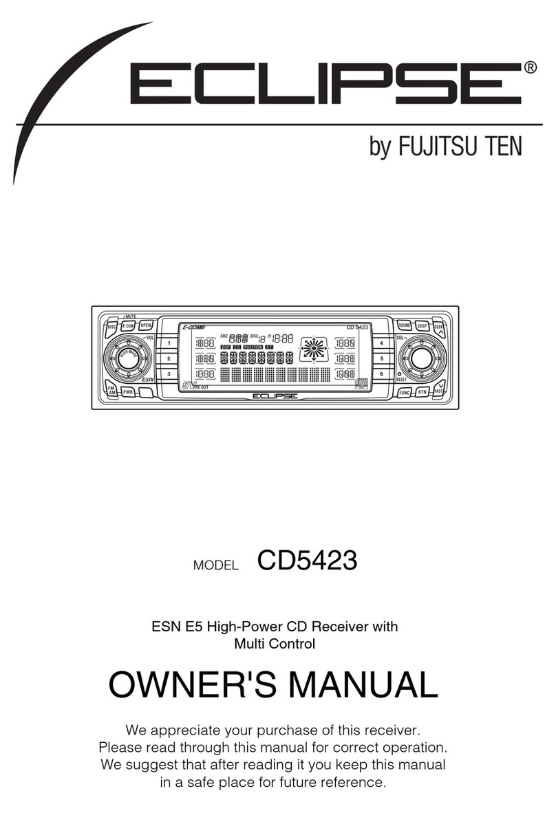 Eclipse CD5423 User manual Eclipse CD5423 User manual