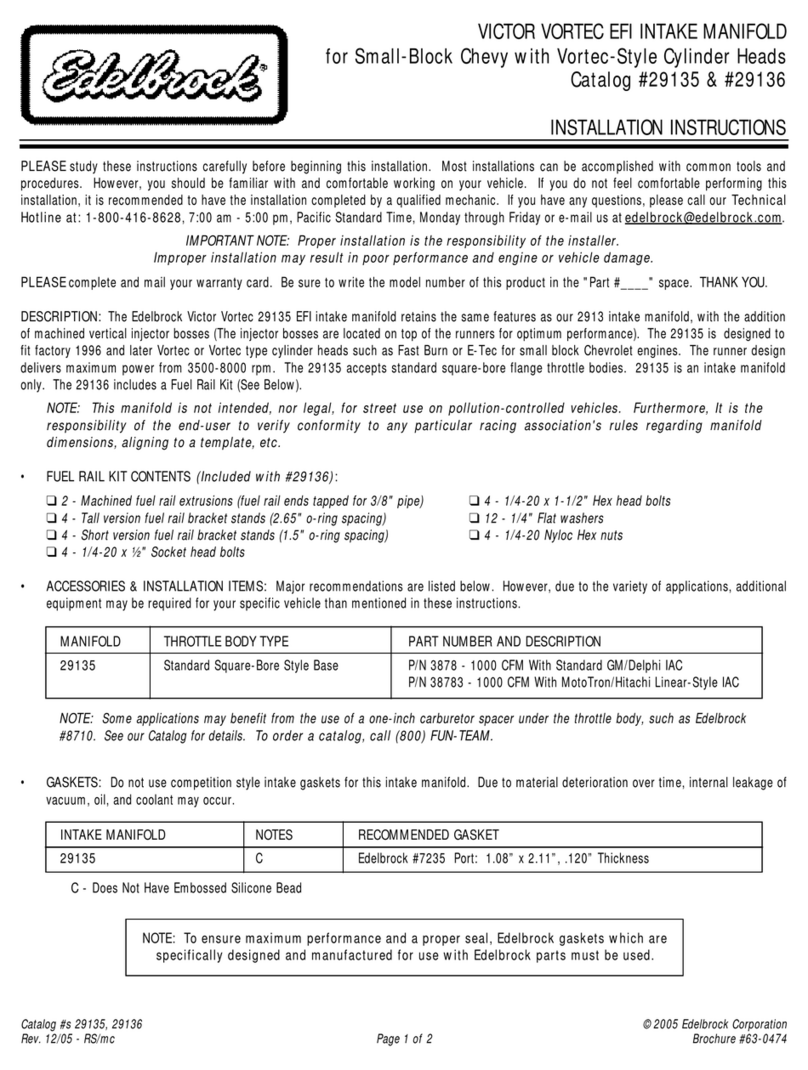 Edelbrock 29135 installation instructions
