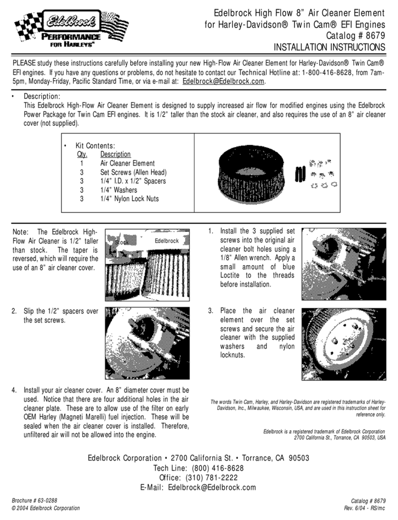 Edelbrock 8679 installation instructions
