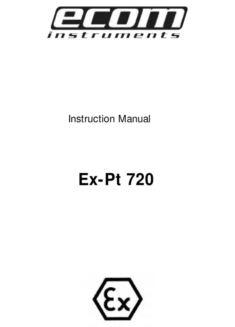 Ecom Instruments Ex-Pt 720 instruction manual