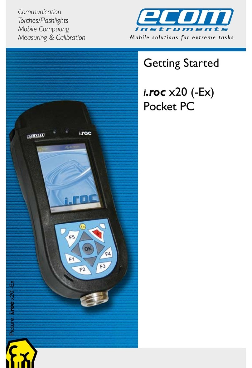 Ecom Instruments i.roc x20 (-Ex) User manual