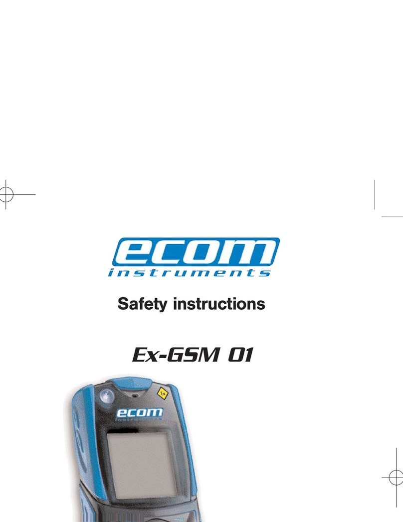 Ecom Instruments Ex-GSM 01 Installation instructions Ecom Instruments Ex-GSM 01 Installation instructions
