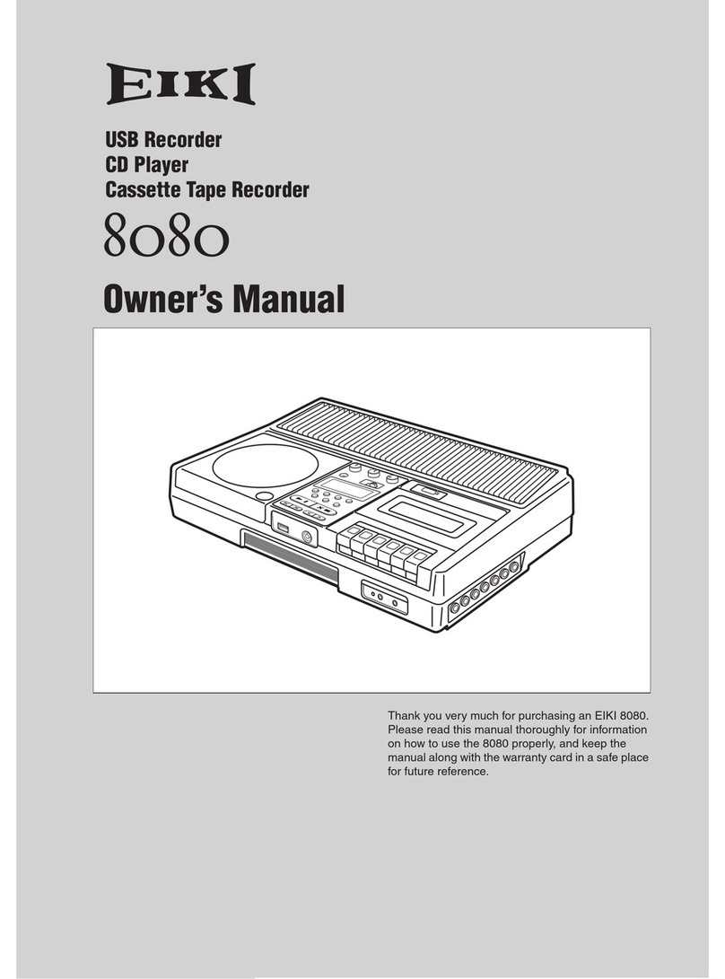 Eiki 8080 owner's manual