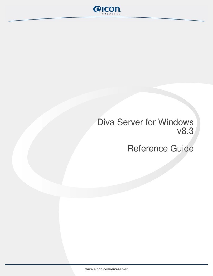 Eicon Networks Diva V8.3 reference guide