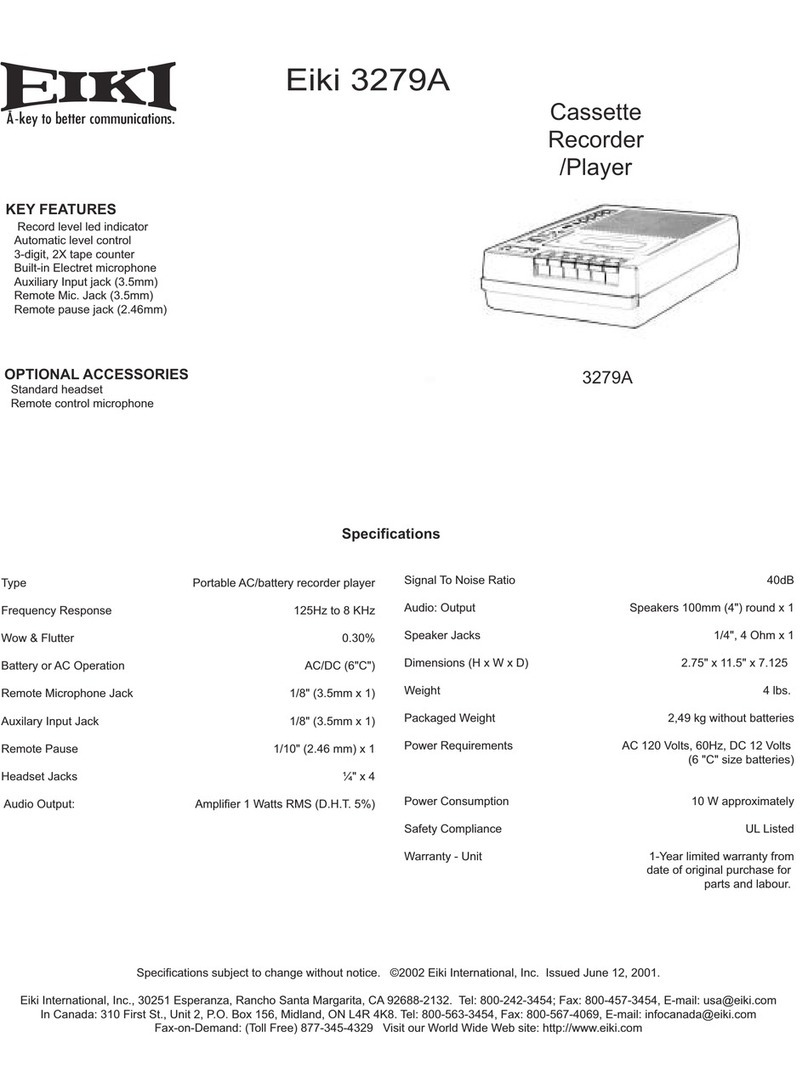 Eiki 3279A datasheet
