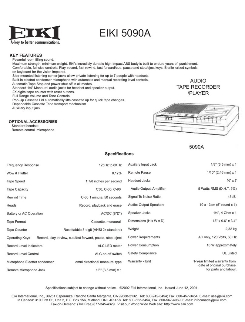 Eiki 5090A datasheet