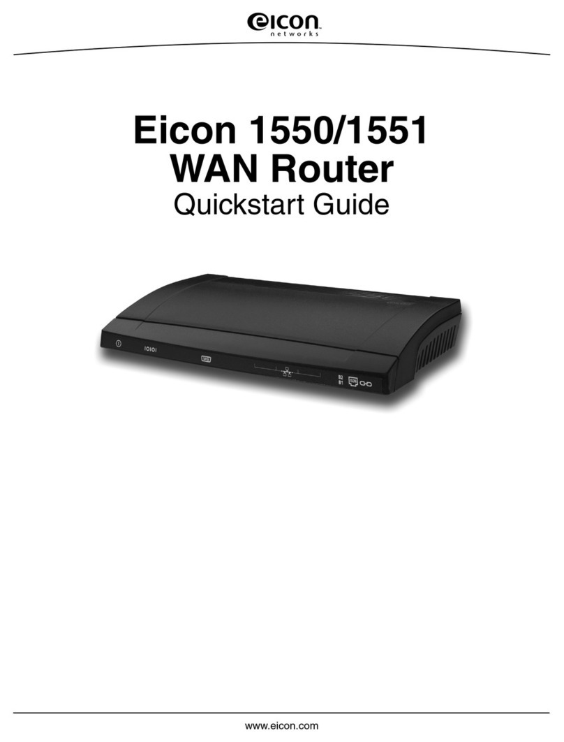 Eicon Networks Eicon 1550 quick start guide