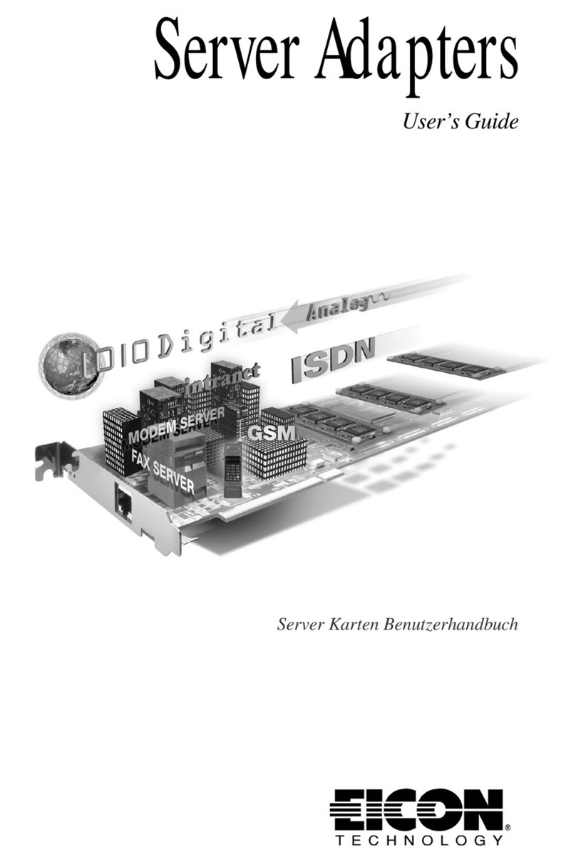 Eicon Technology Adapters user guide