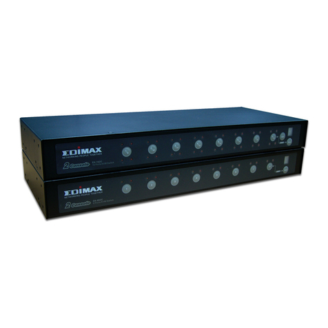 Edimax Two-console 16 port PS/2 KVM Switch User manual Edimax Two-console 16 port PS/2 KVM Switch User manual