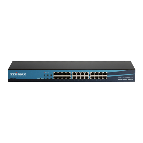 Edimax Rackmount Fast Ethernet Switch User manual