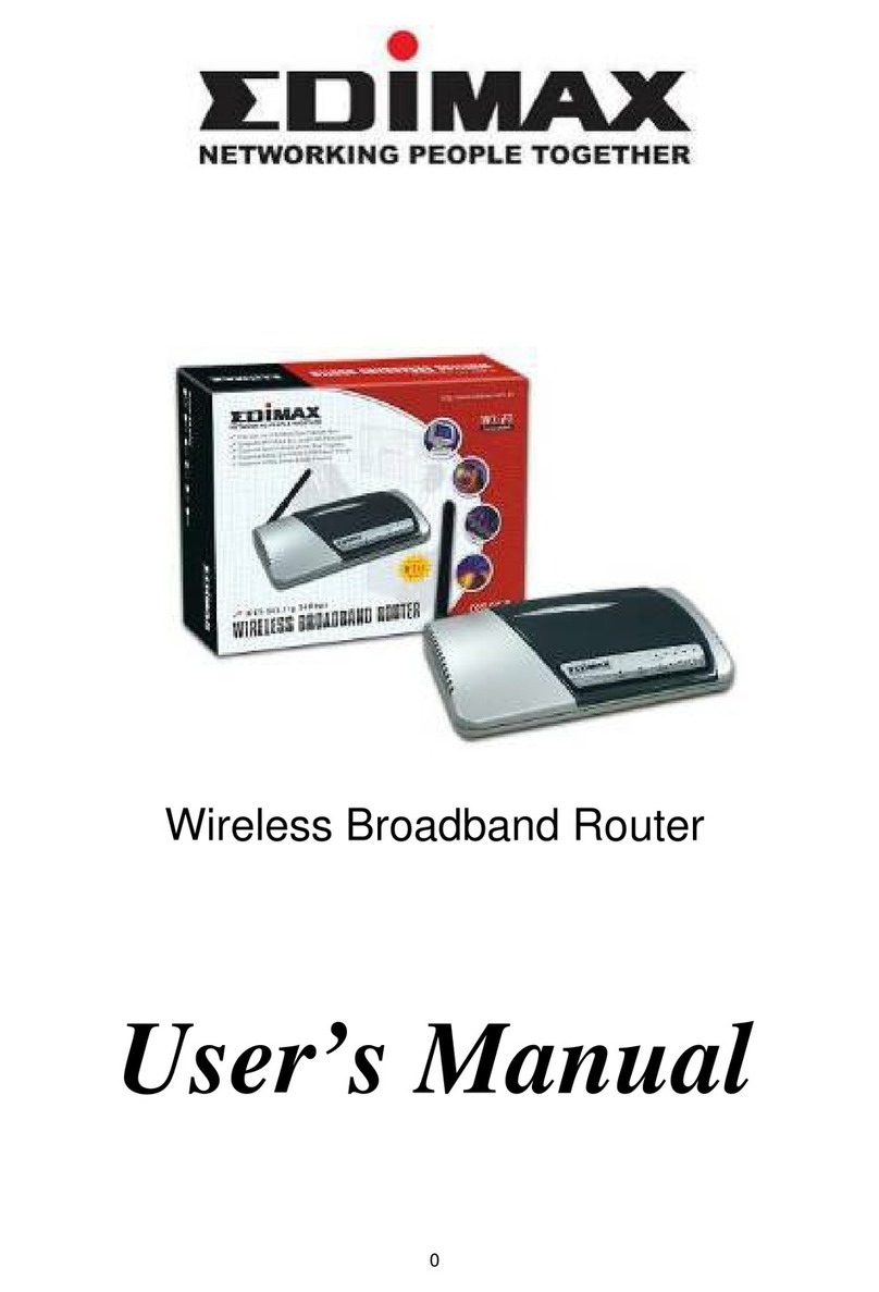 Edimax Wireless Broadband Router user manual