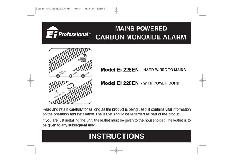 Ei Electronics Carbon Monoxide Alarm Ei220EN User manual
