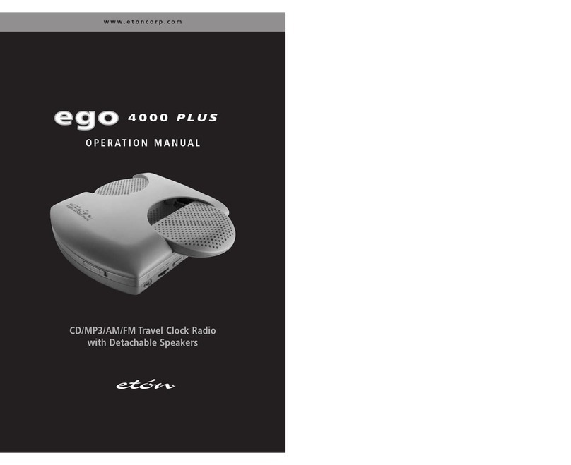Eton 4000 Plus User manual