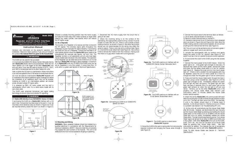 Ei Electronics RadioLINK Ei420 User manual