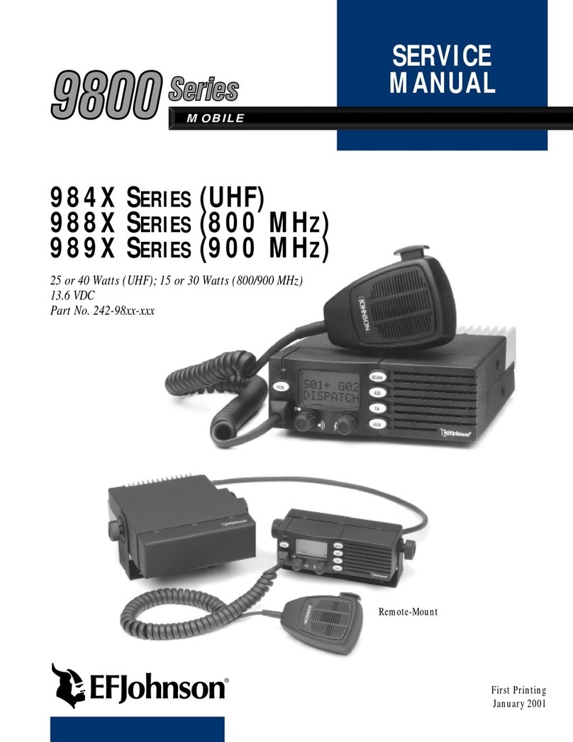 E.F. Johnson Company 001-9800-200 User manual