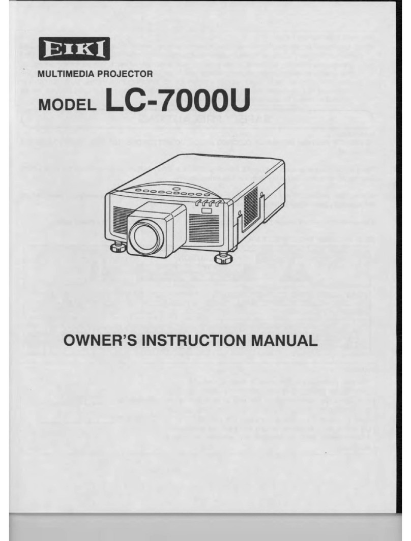 Eiki LC-7000U Setup guide Eiki LC-7000U Setup guide