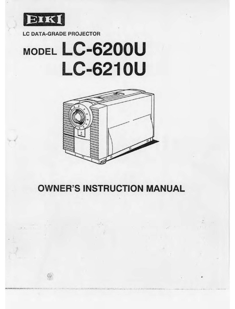 Eiki LC-6200U Setup guide