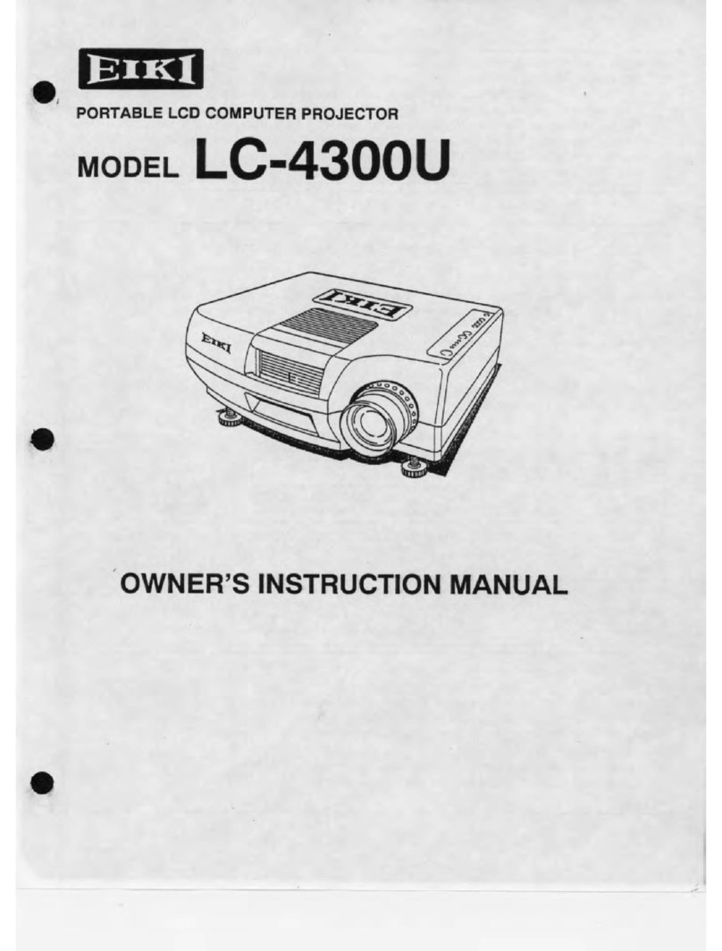 Eiki LC-4300U Setup guide