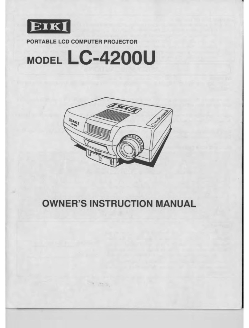 Eiki LC-4200U Setup guide