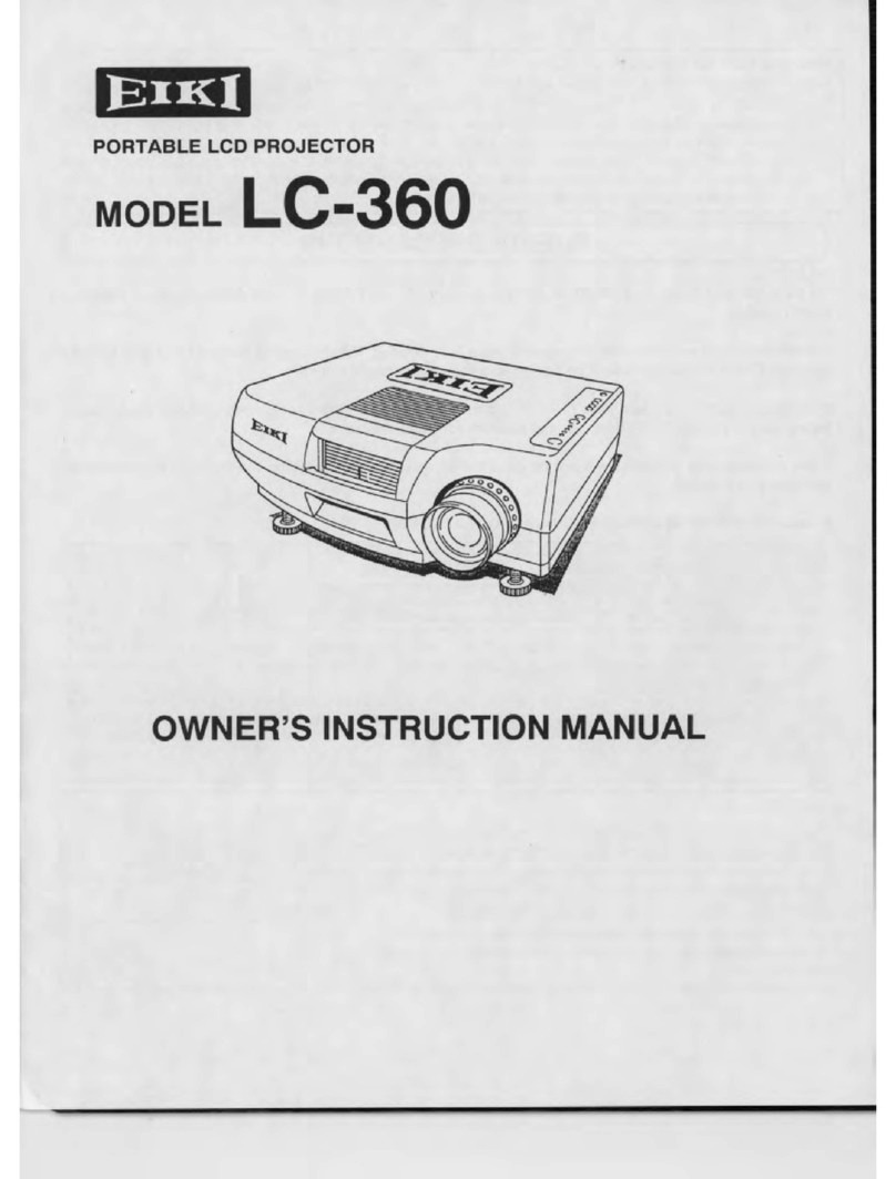Eiki LC-360 Setup guide