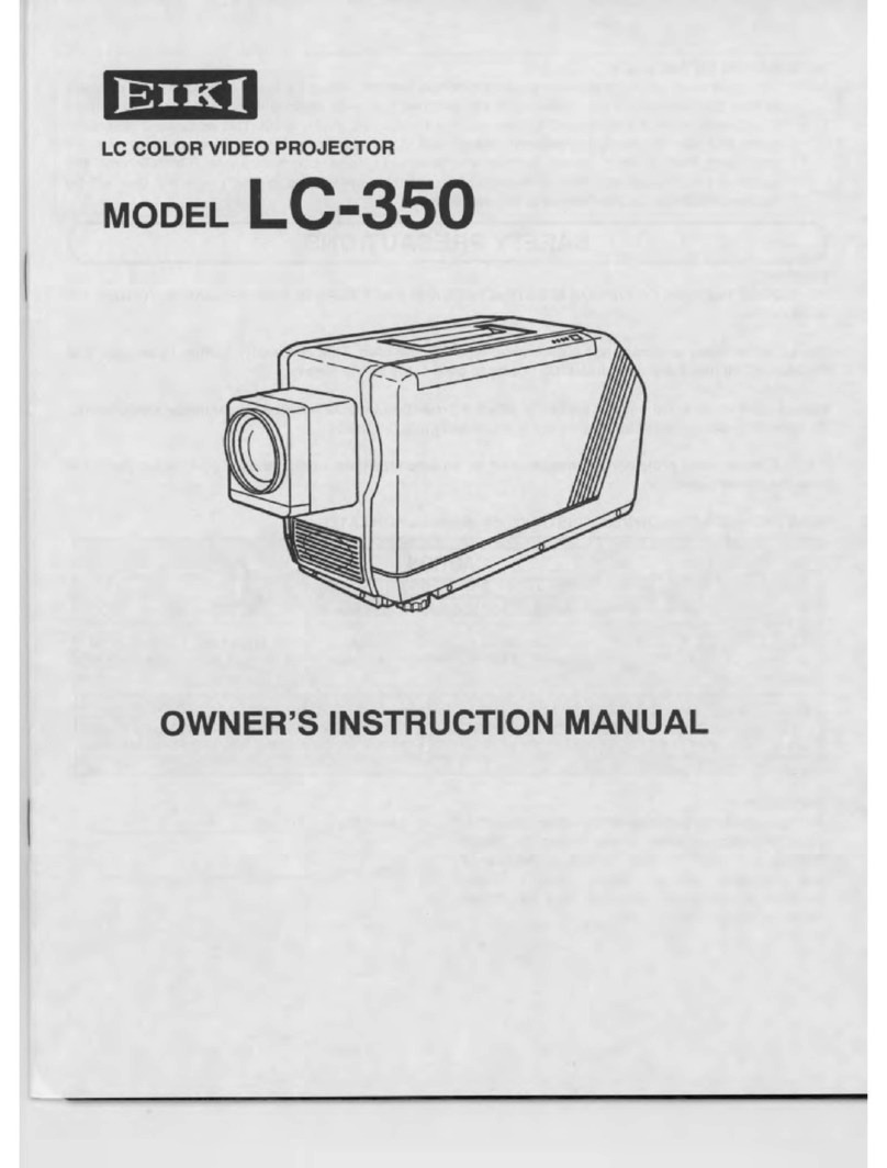 Eiki LC-350 Setup guide