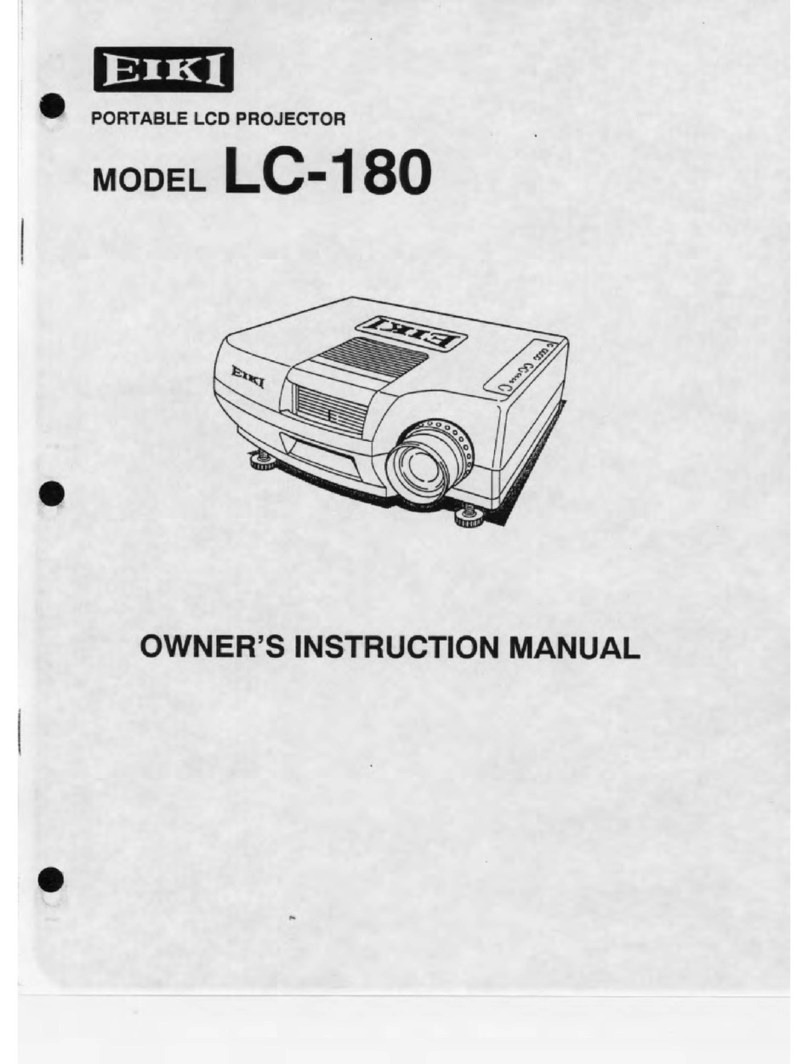 Eiki LC-180 Setup guide Eiki LC-180 Setup guide