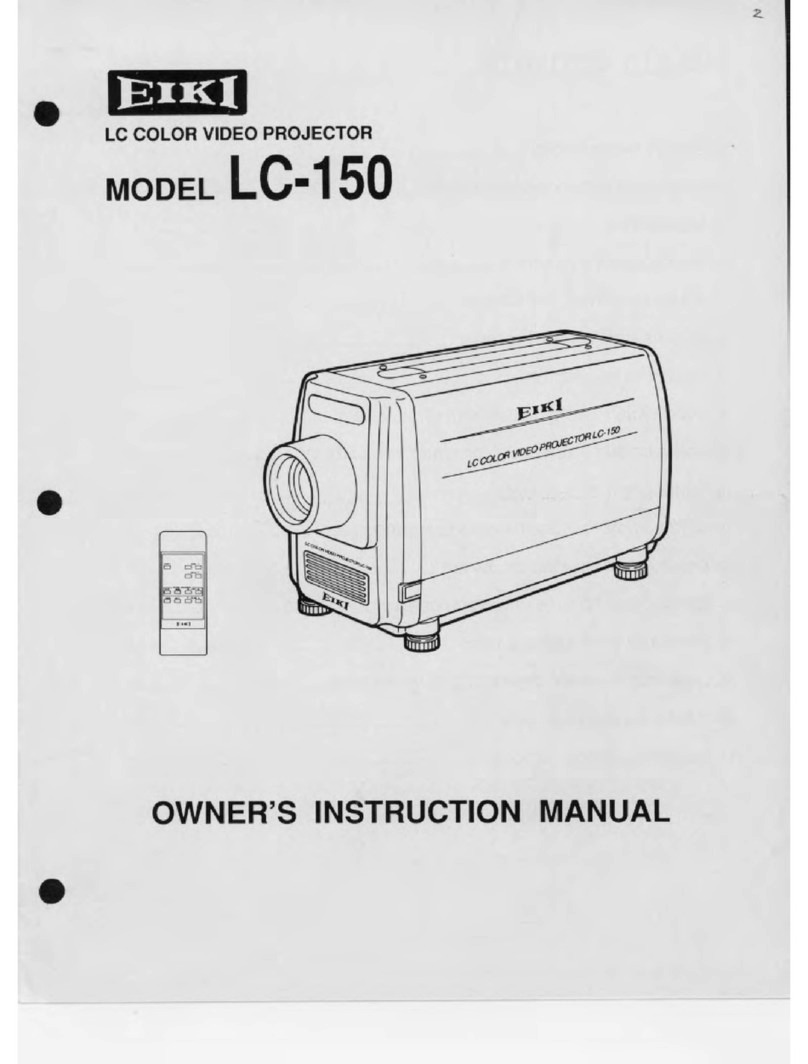 Eiki LC-150 Setup guide