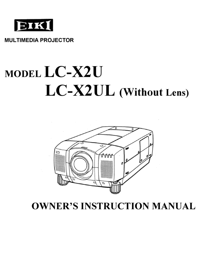 Eiki LC-X2U Setup guide