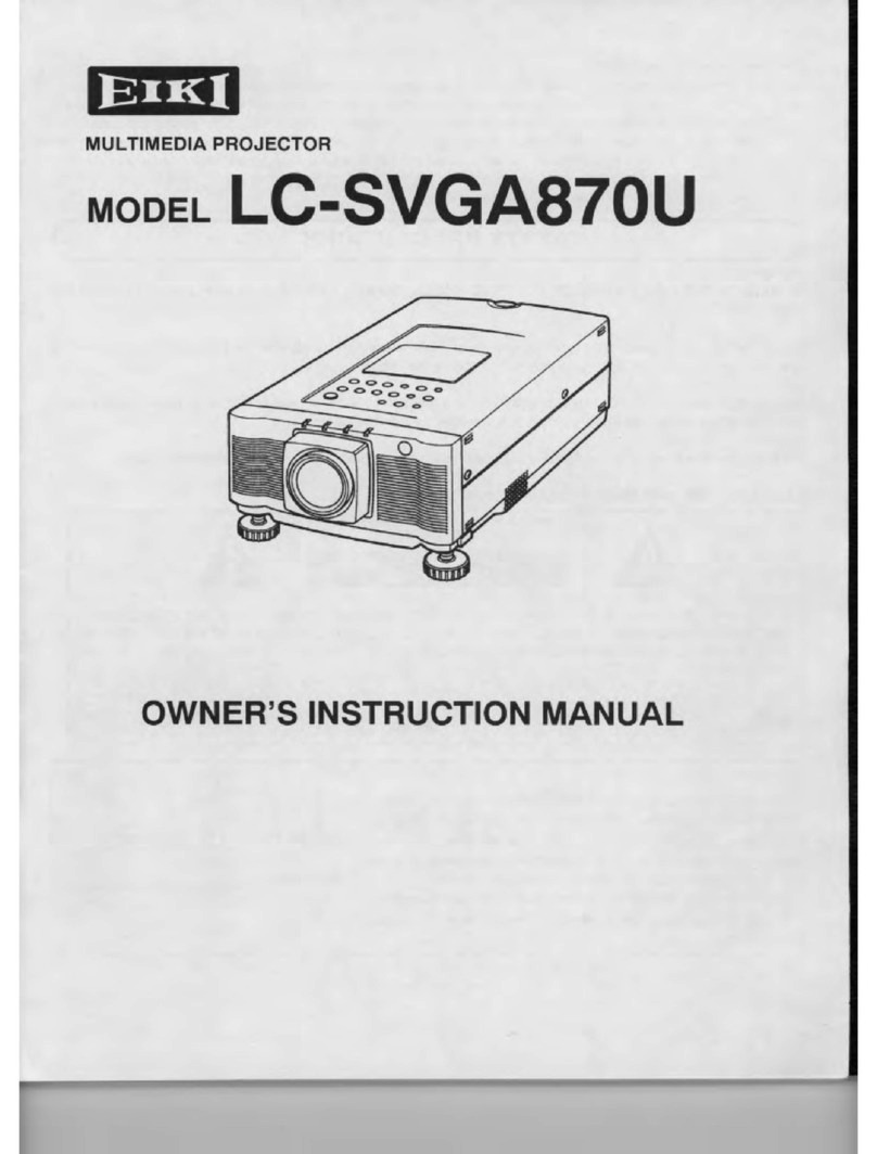 Eiki LC-SVGA870U Setup guide