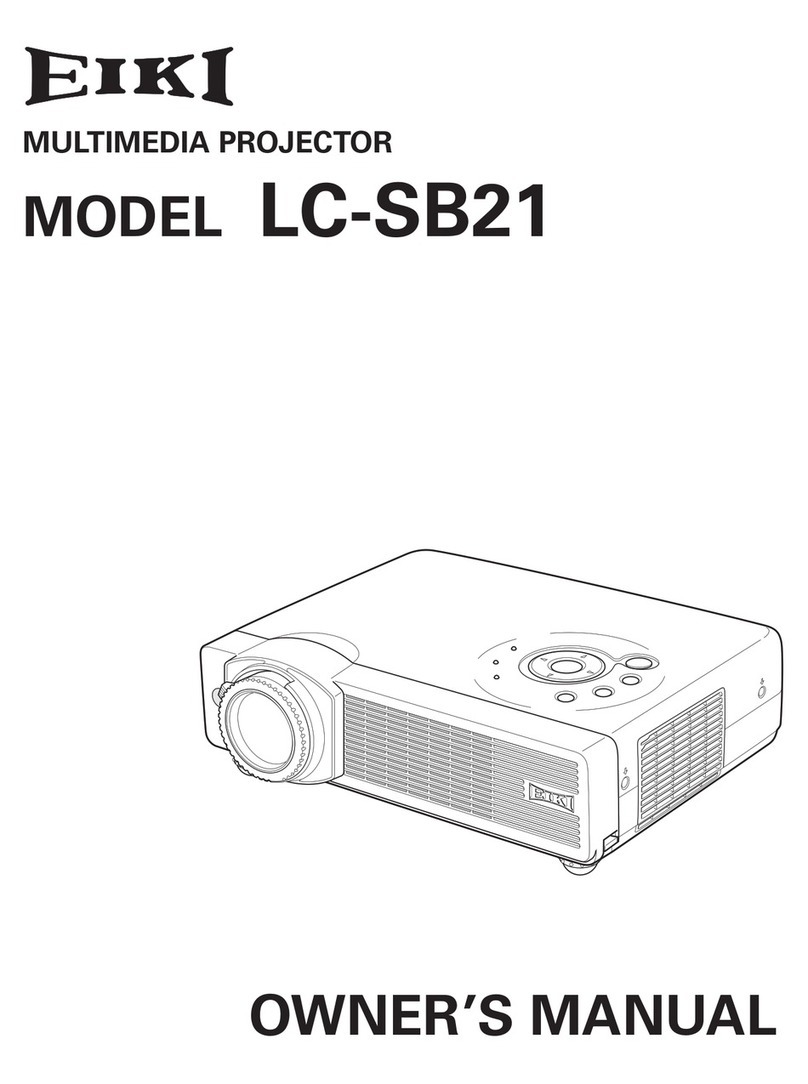 Eiki LC-SB21 owner's manual