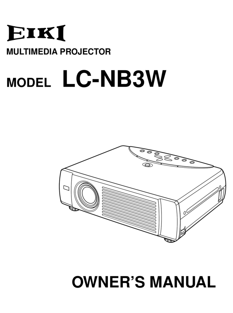 Eiki LC-NB3W User manual